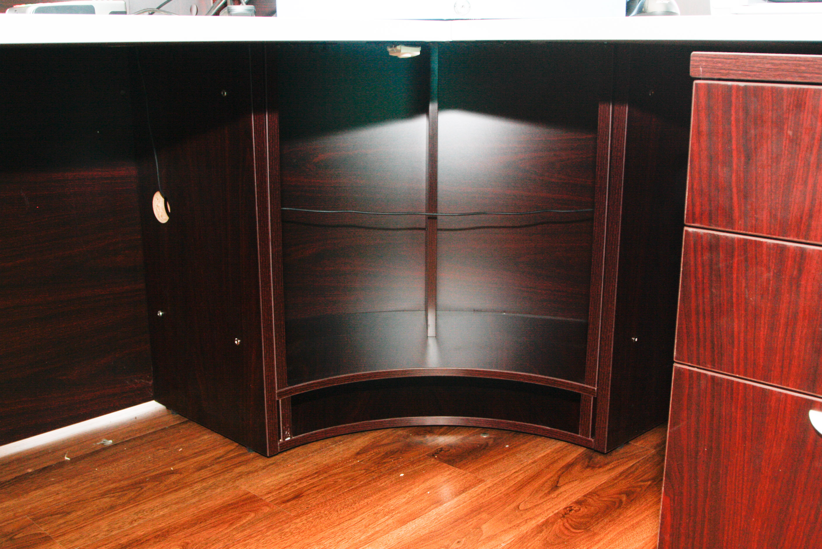 NBF Signature Series Esquire L-Shaped Reception Desk