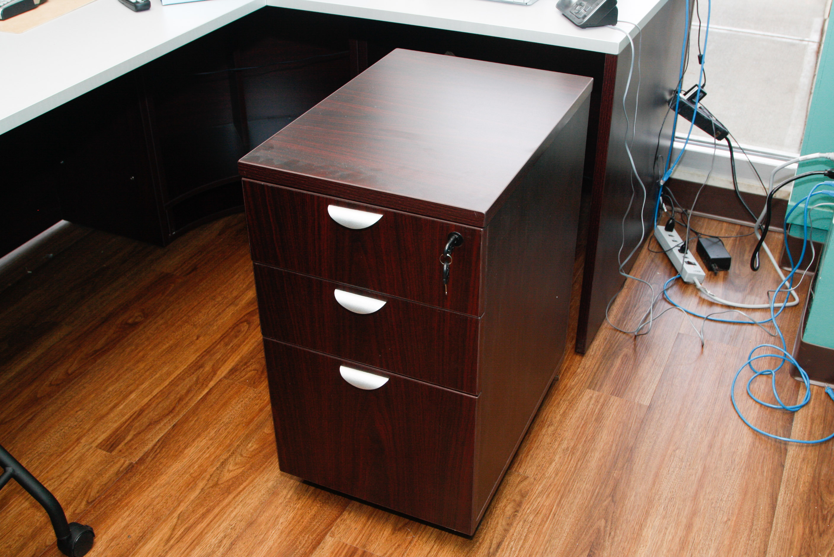 NBF Signature Series Esquire L-Shaped Reception Desk