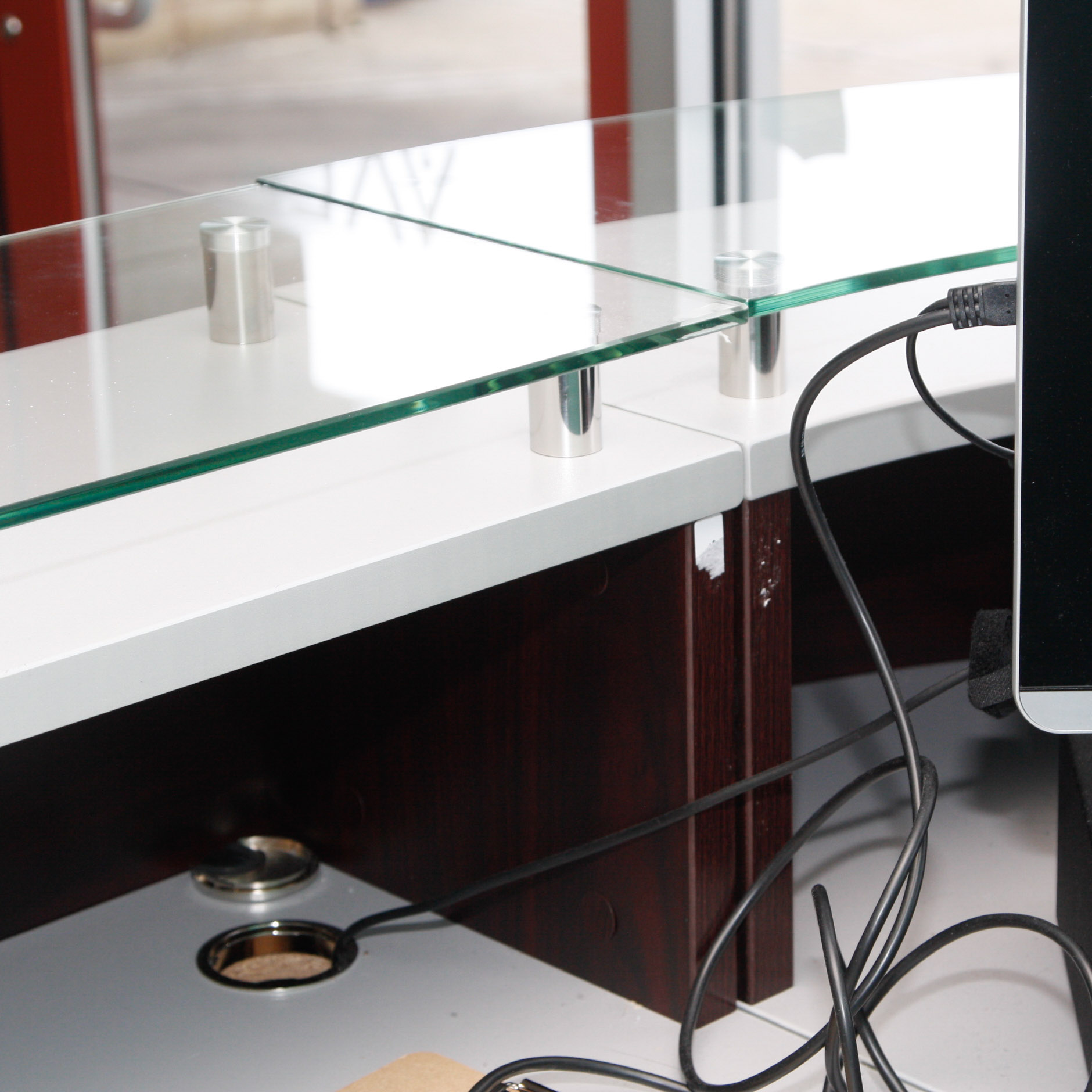 NBF Signature Series Esquire L-Shaped Reception Desk