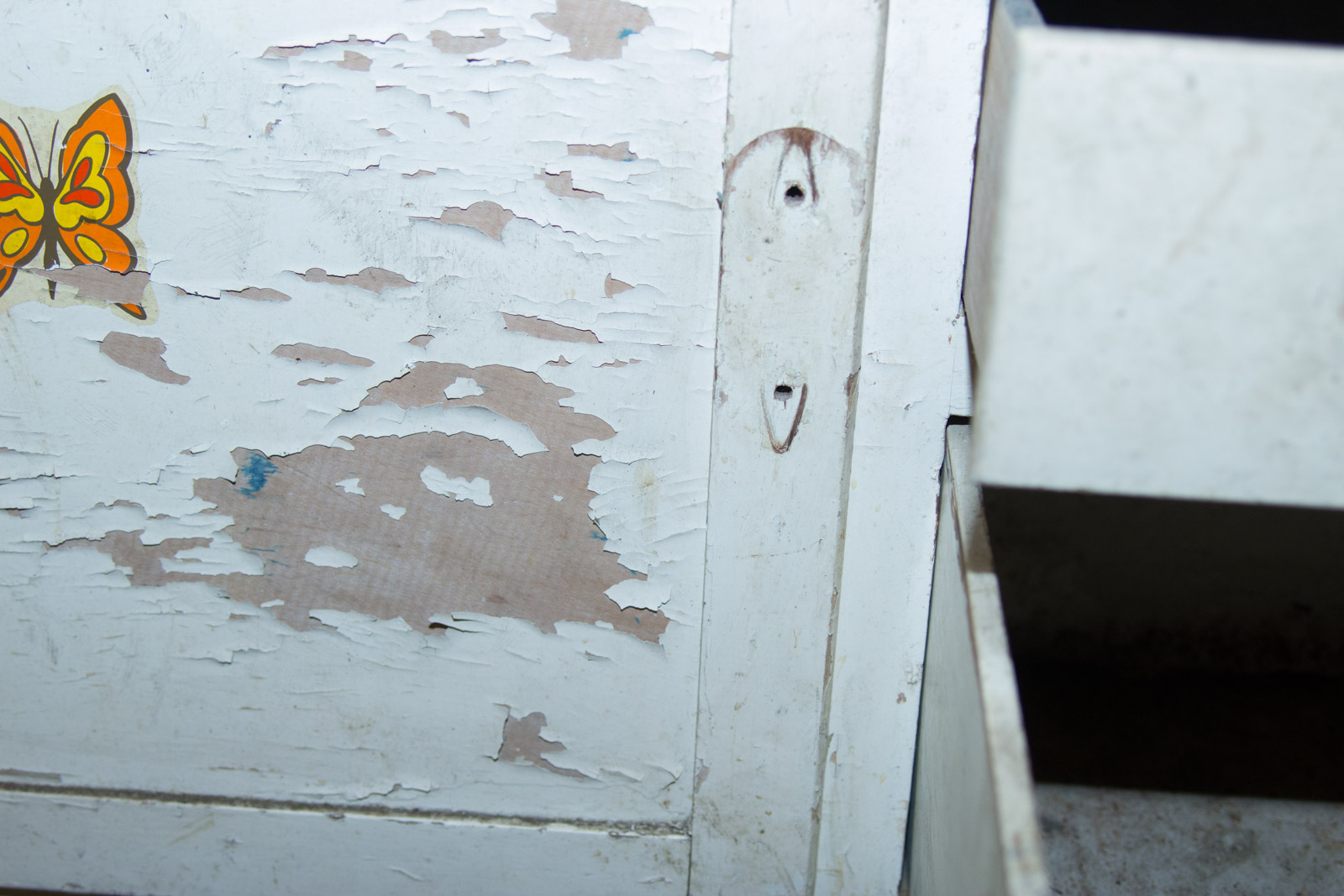 Vintage Porcelain Top Cabinet