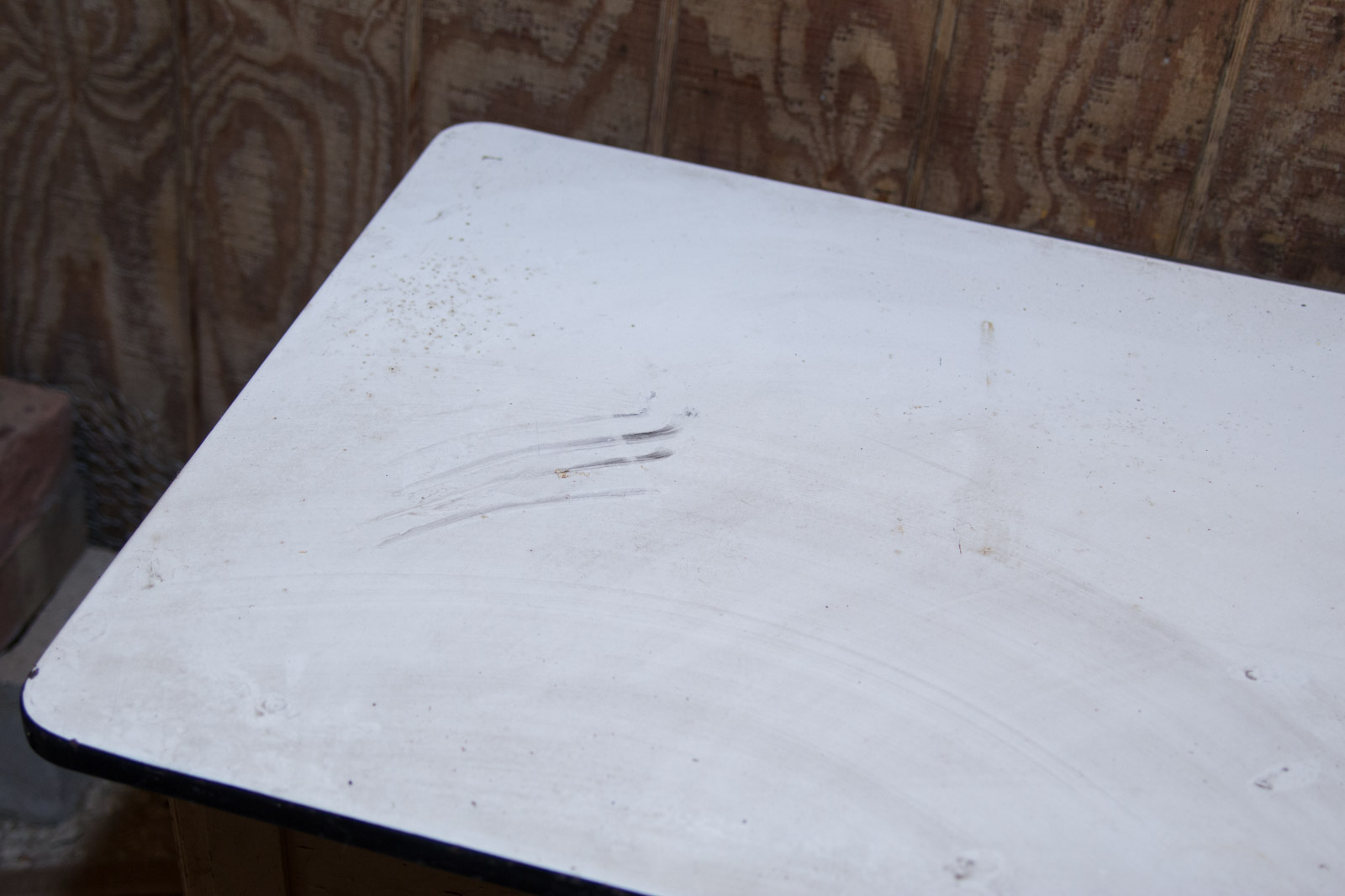 Vintage Porcelain Top Cabinet