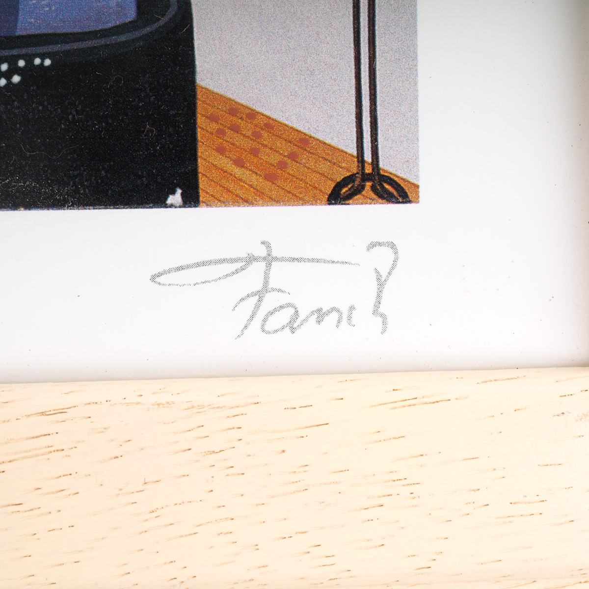 Framed Seriolithograph of "Interior with Three Matisse" After Fanch