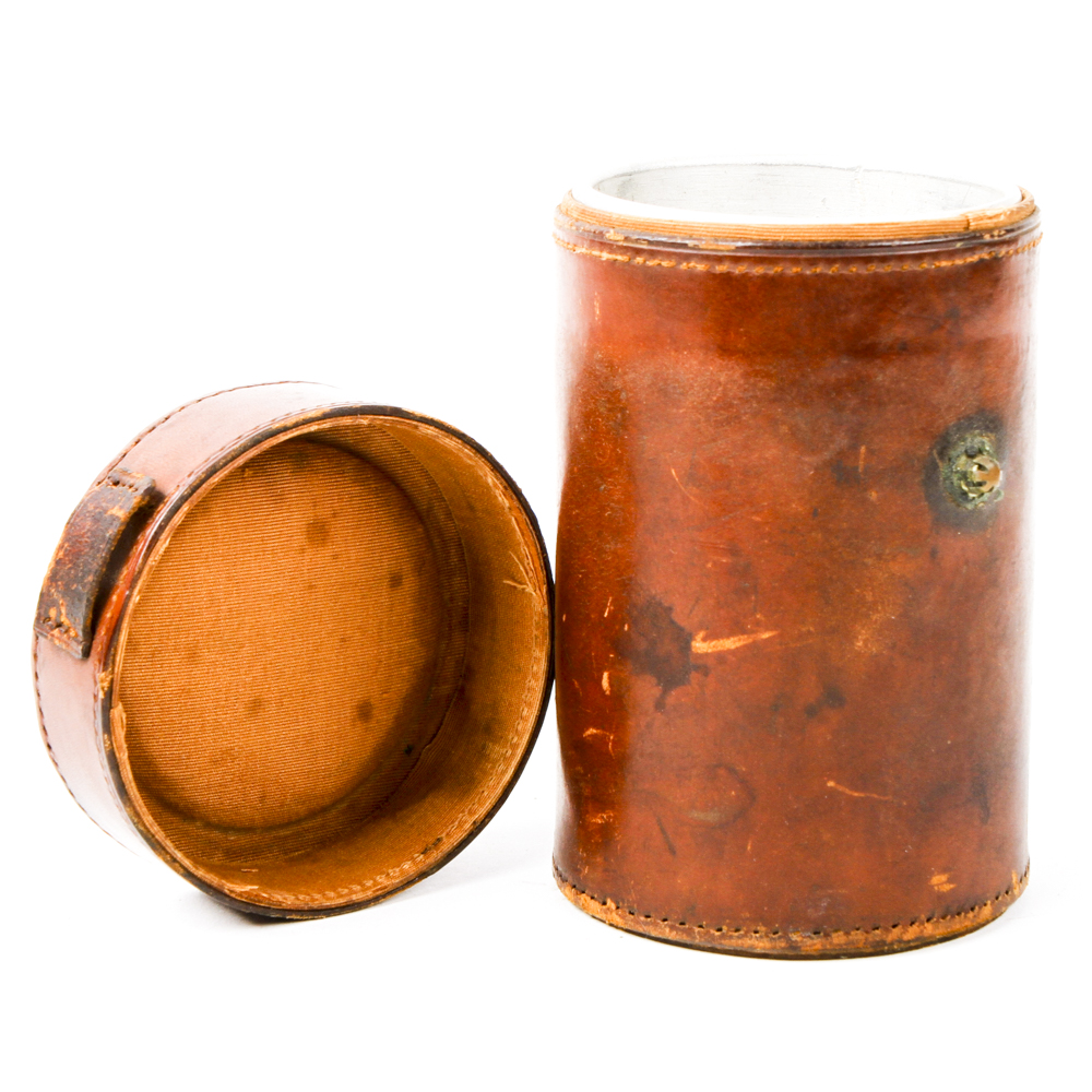 Cup Set with Leather Case