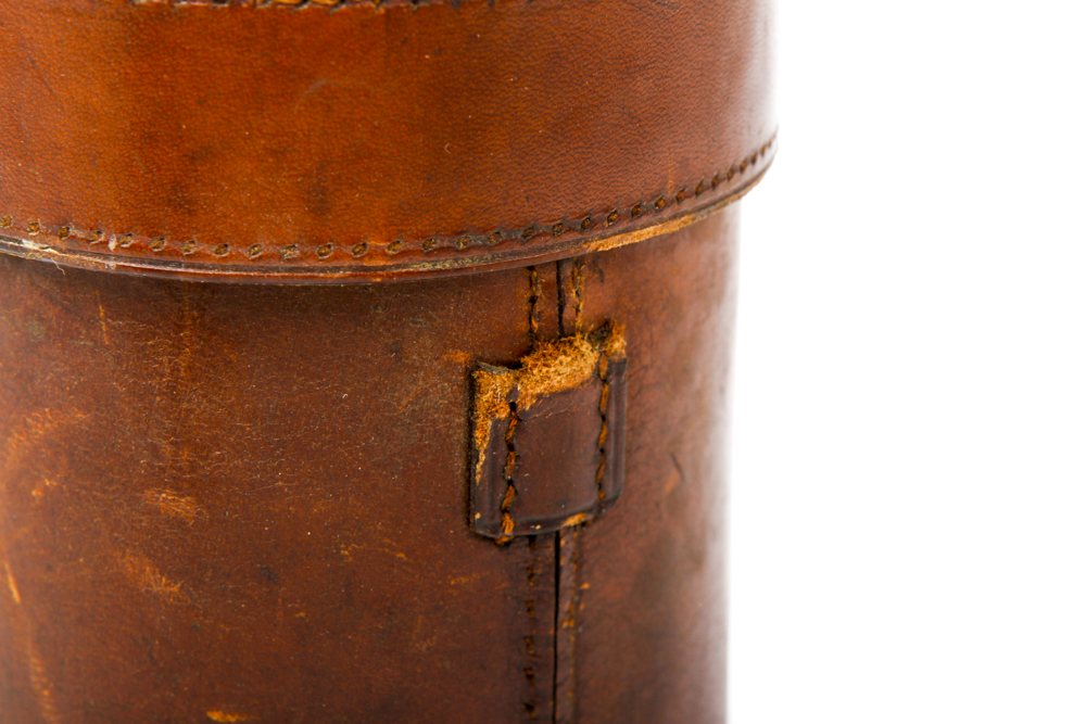 Cup Set with Leather Case