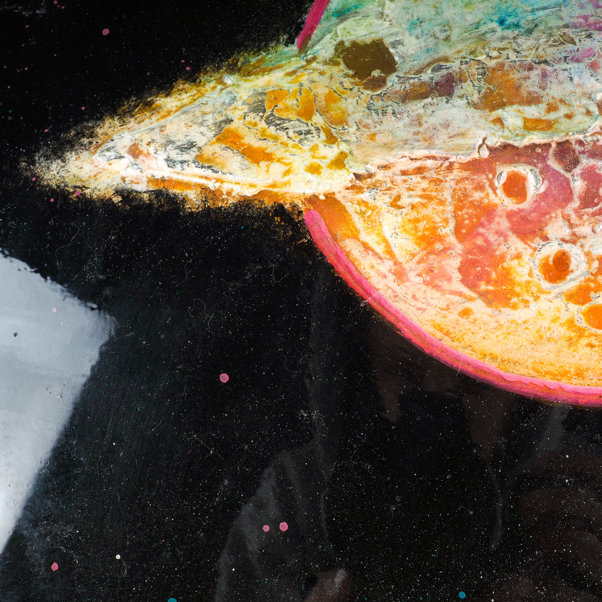 Oil Fresco Painting of Saturn by Giovanni Scalisi