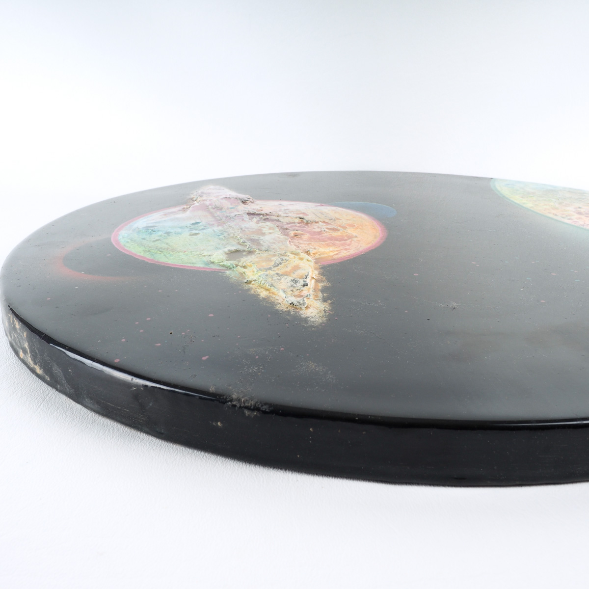 Oil Fresco Painting of Saturn by Giovanni Scalisi