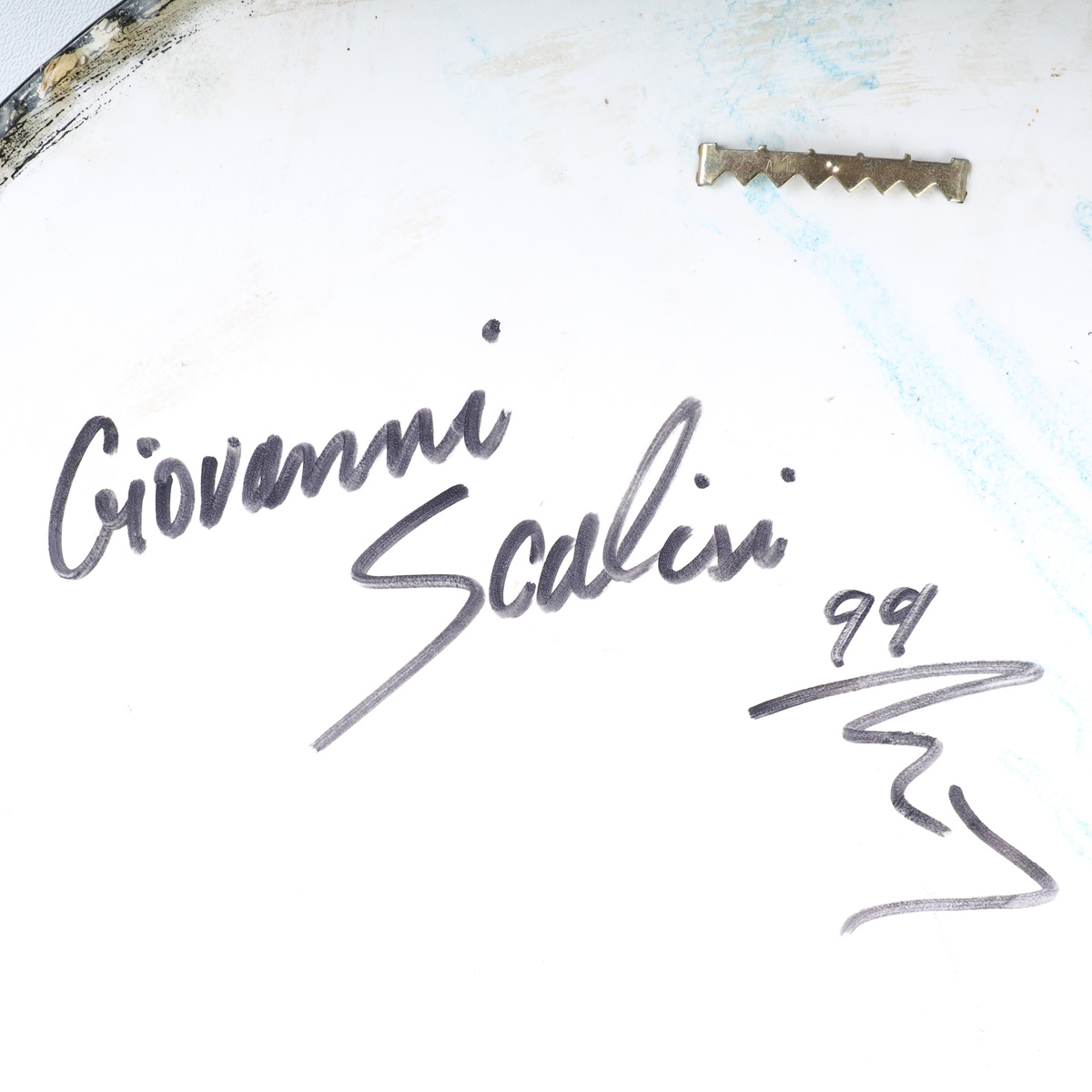 Oil Fresco Painting of Saturn by Giovanni Scalisi