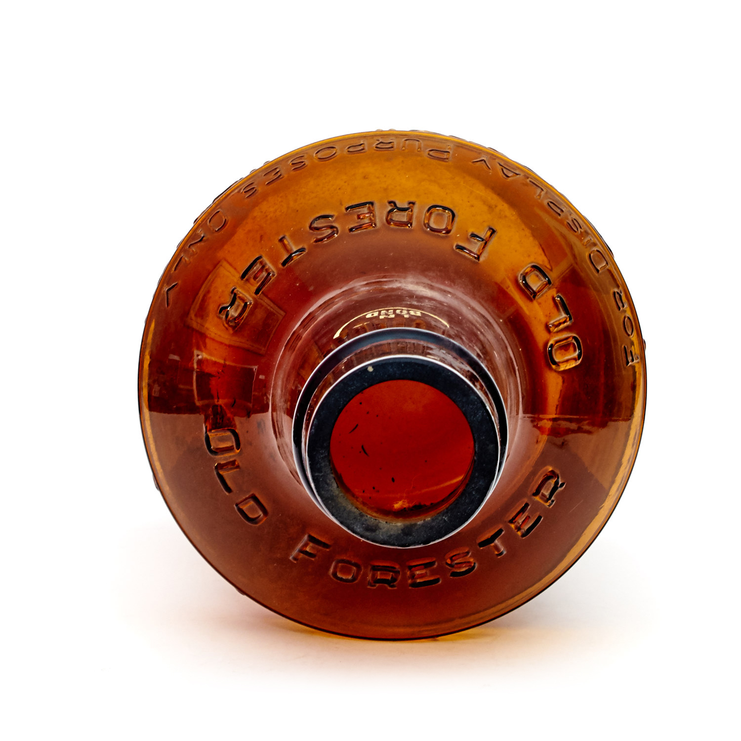 Vintage 30" Glass Old Forester Display Bottle