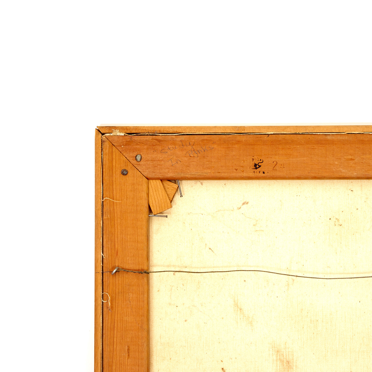 Signed Painting "Study In Pinks" by Anita Zeiden