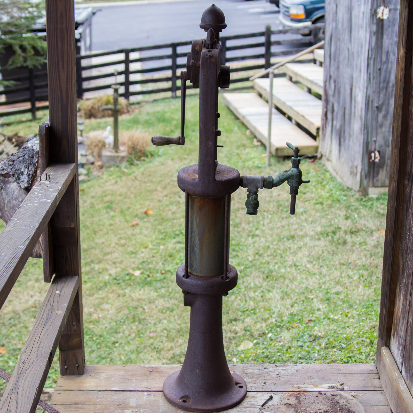 Vintage Hand Operated Gas Pump