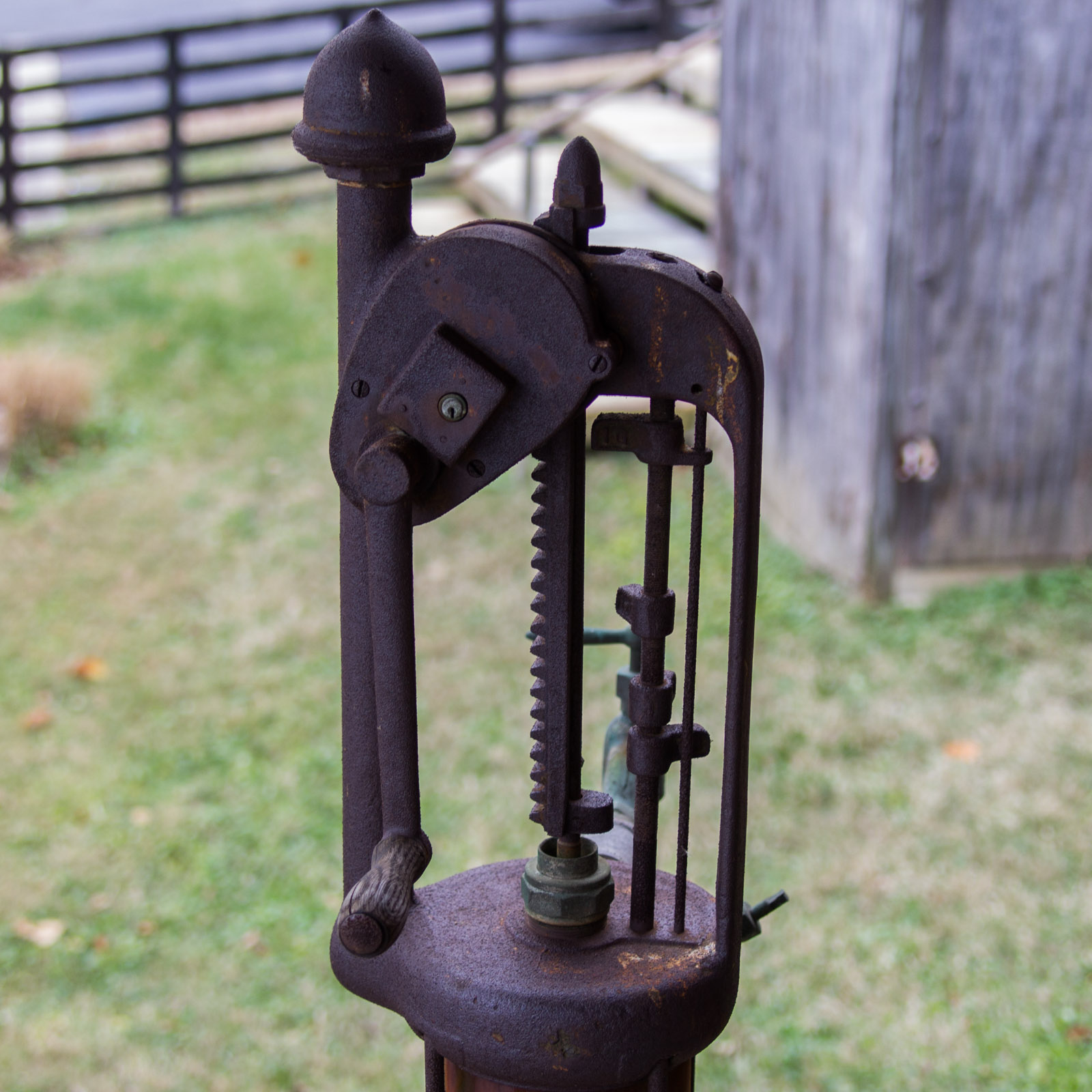 Vintage Hand Operated Gas Pump