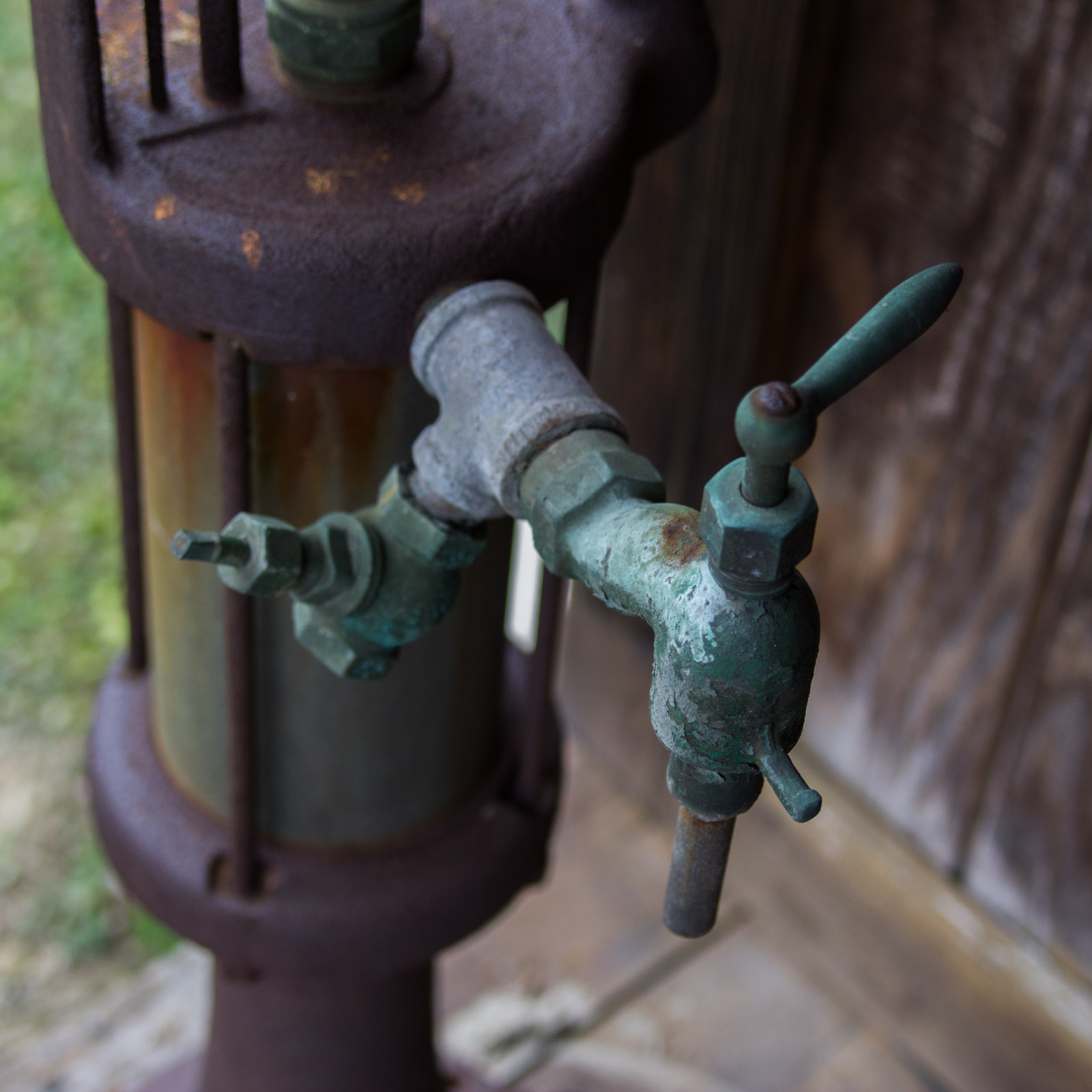 Vintage Hand Operated Gas Pump