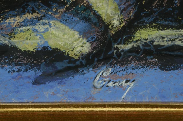 Gerry Signed MIxed Media Figurative Art