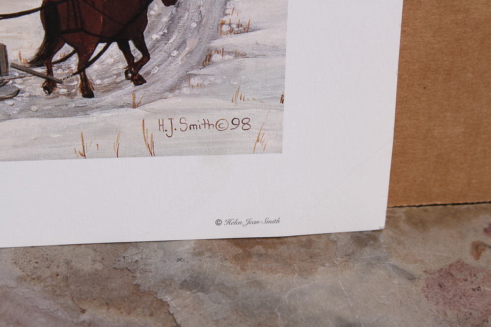 Collection of Helen Jean Smith Limited Edition Lithographs