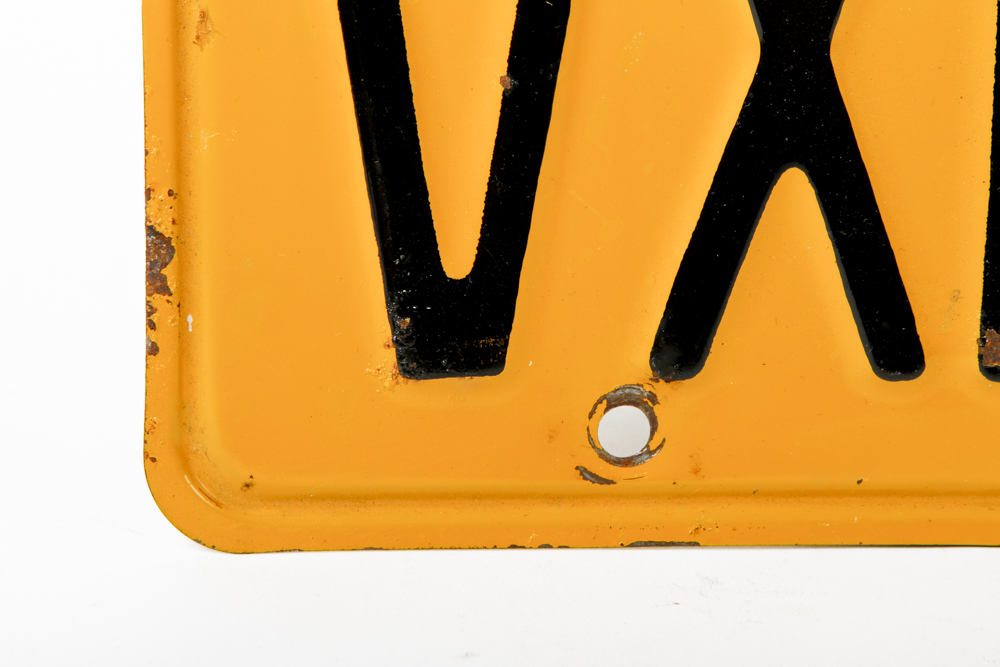 Vintage California License Plate