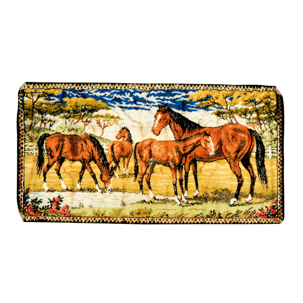 Vintage Italian Horse Tapestry