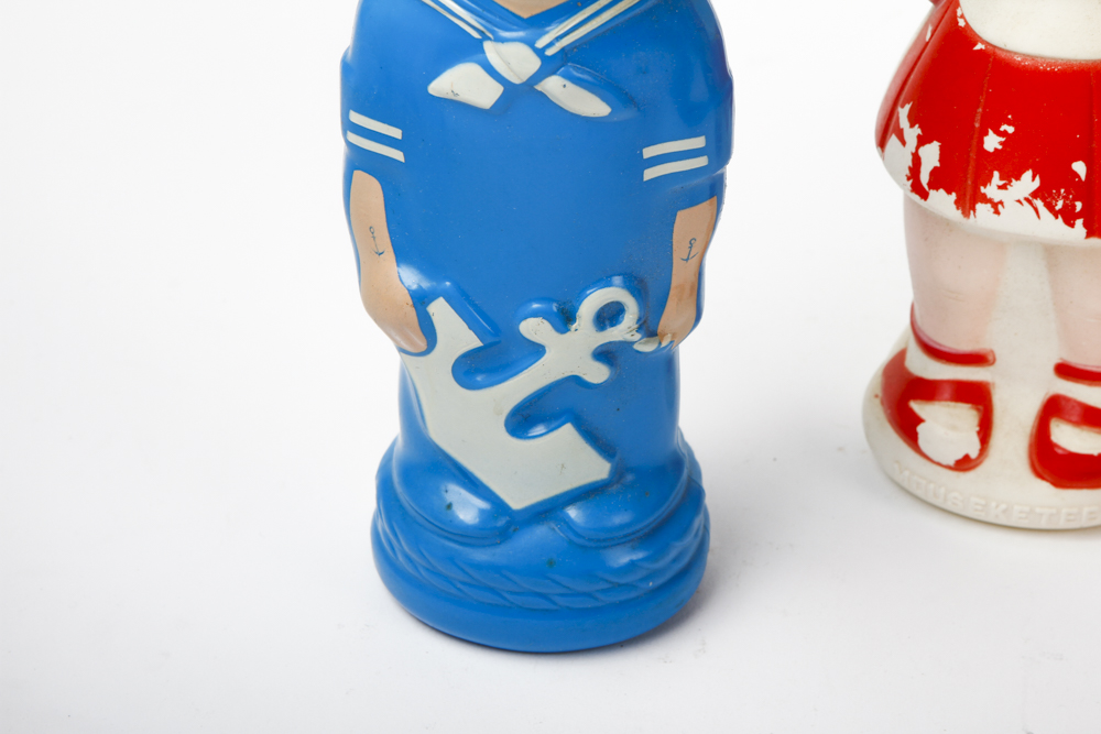 Vintage Walt Disney "Soaky" Dispensers