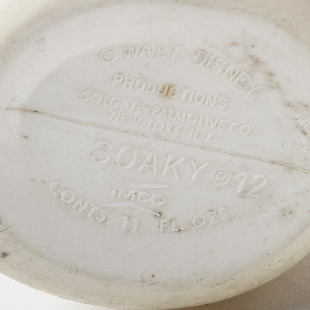 Vintage Walt Disney "Soaky" Dispensers