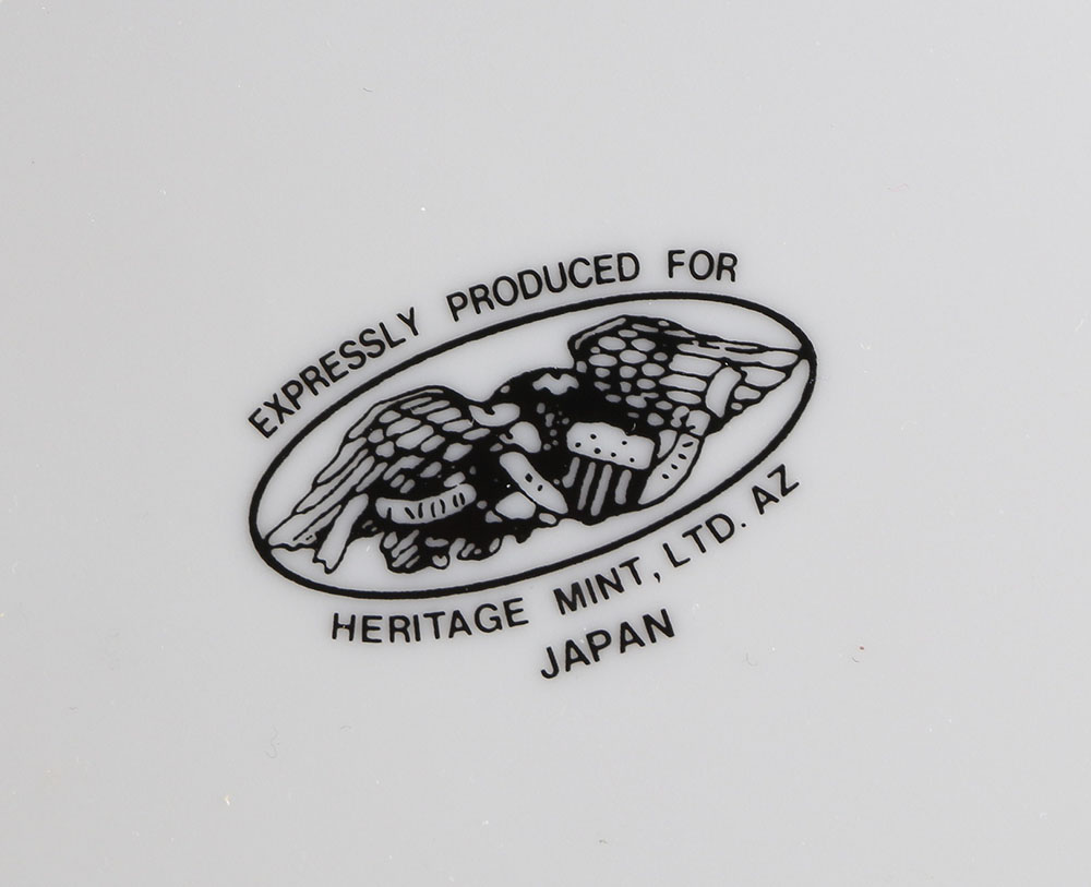 Blue and White Ceramic Serving Trays and Candle Holders