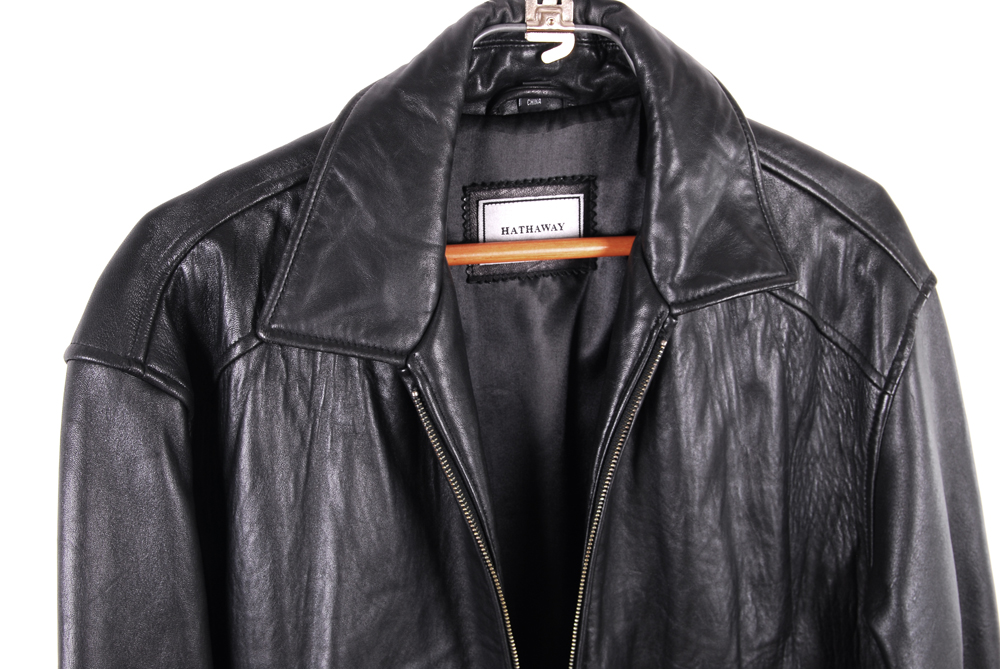 Men's Hathaway Black Leather Jacket