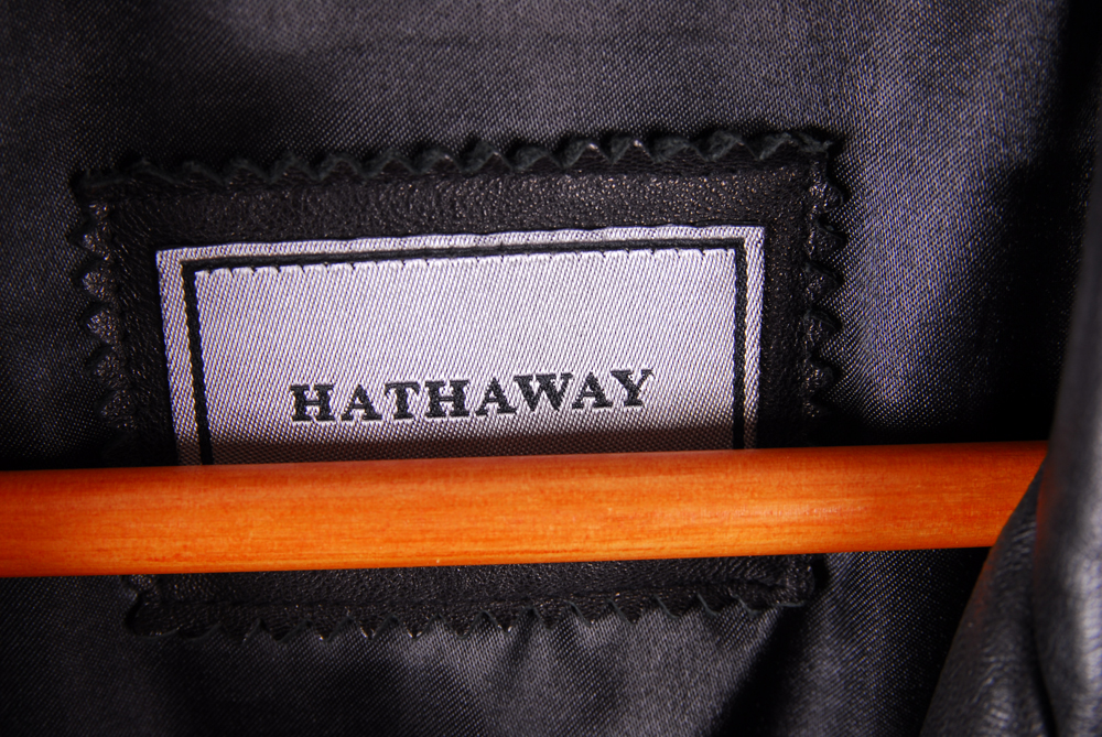 Men's Hathaway Black Leather Jacket