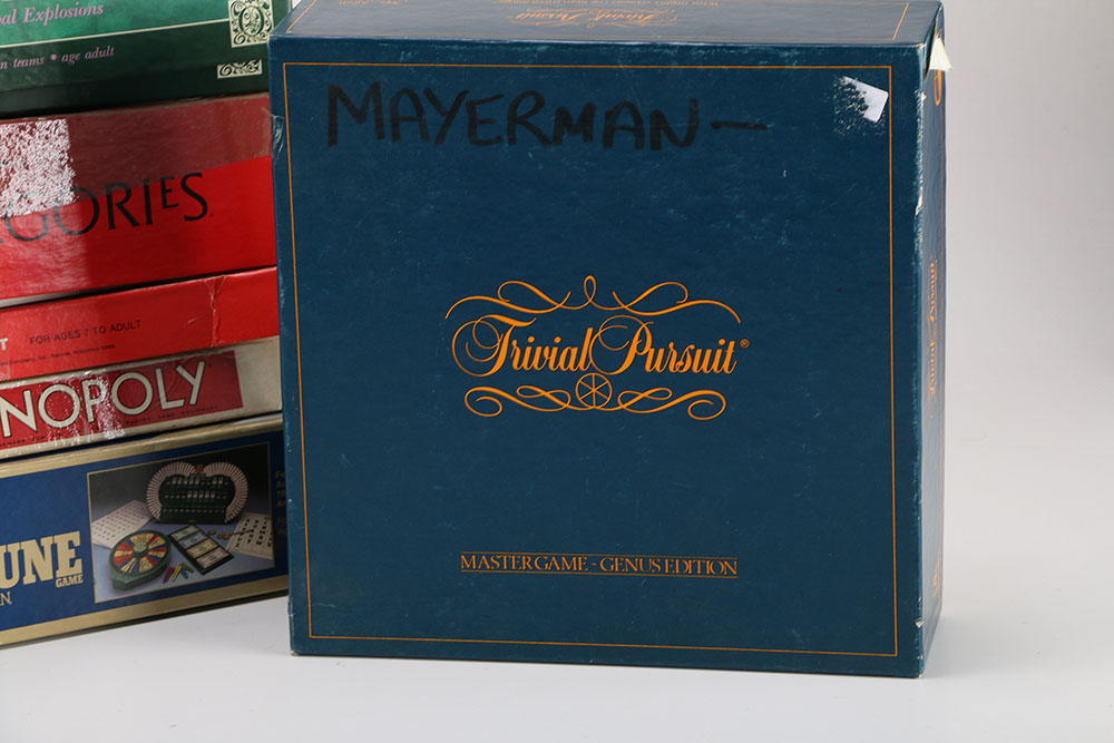 Collection of Vintage Popular Board Games