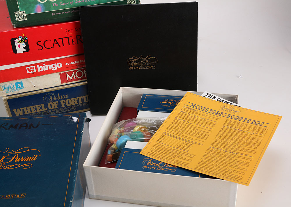 Collection of Vintage Popular Board Games