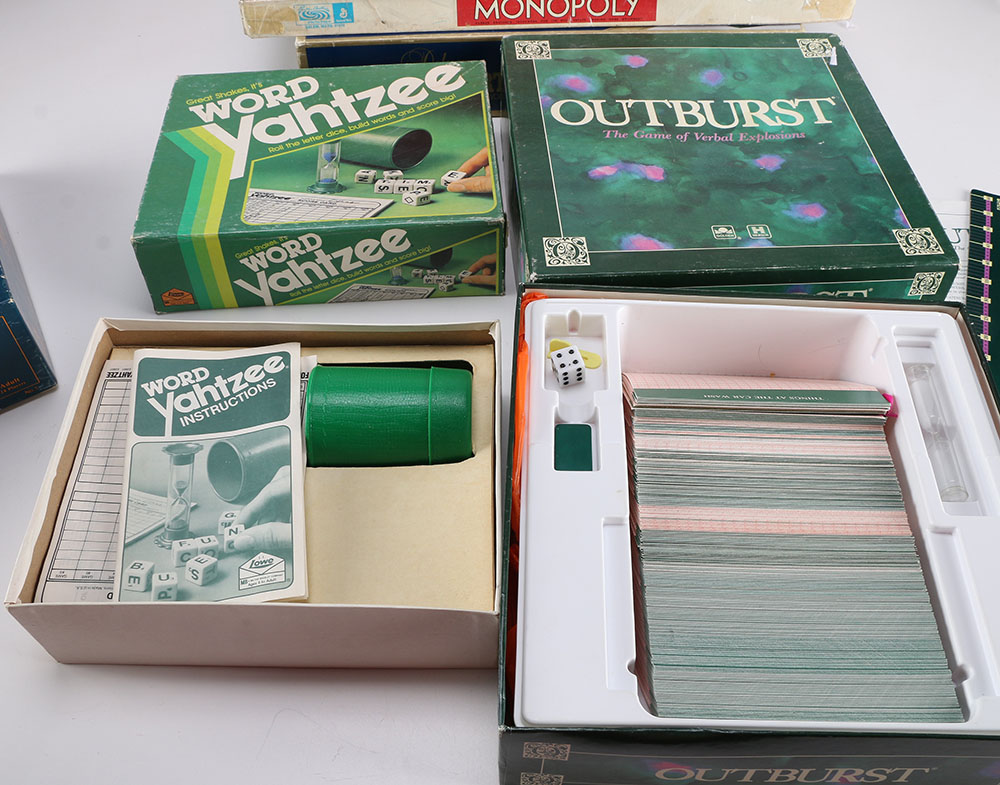Collection of Vintage Popular Board Games