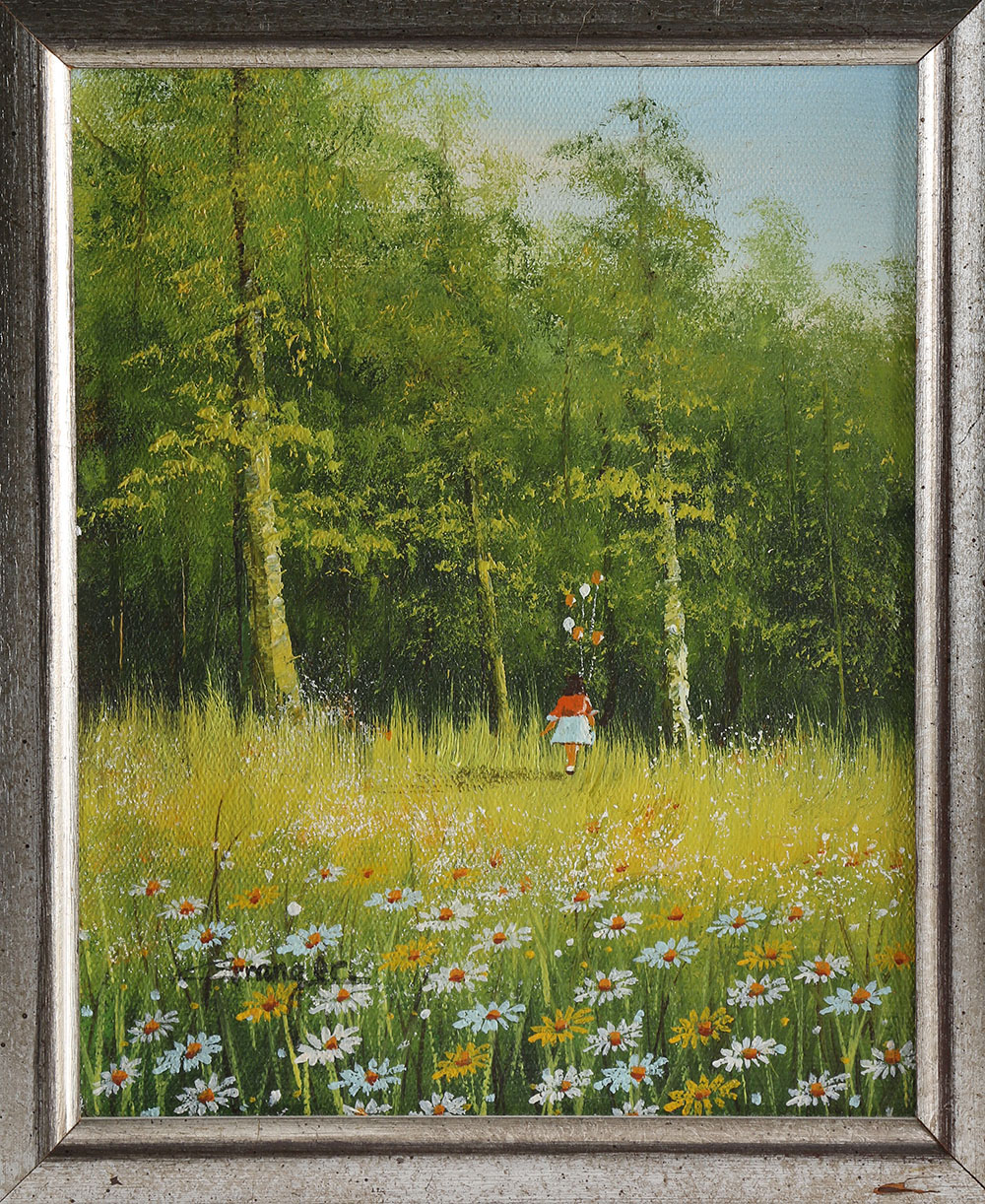 Granger Signed Oil on Canvas "Maytime"