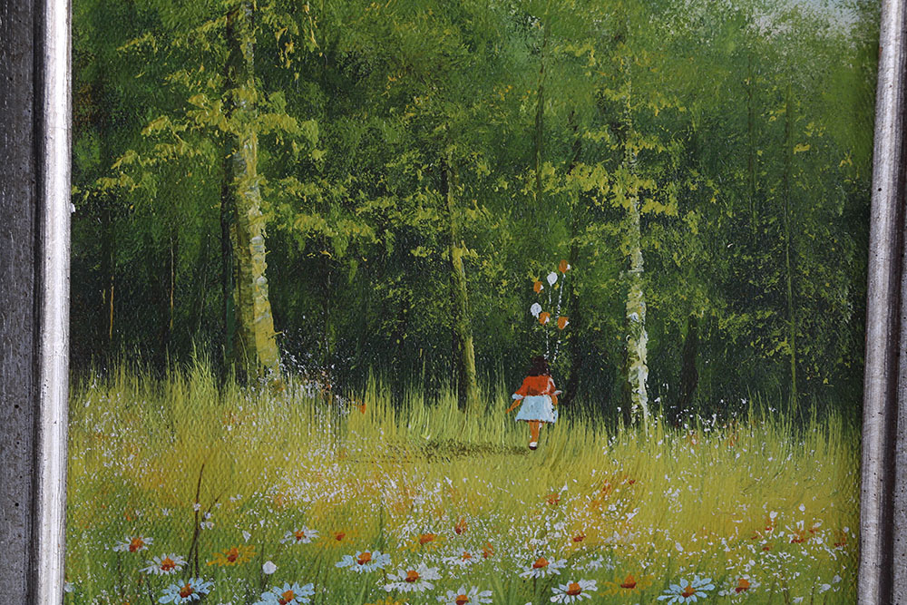 Granger Signed Oil on Canvas "Maytime"