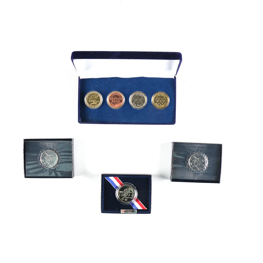 1994 World Cup Half Dollars and 2005 Tim Horton's Roar of the Rings Tokens