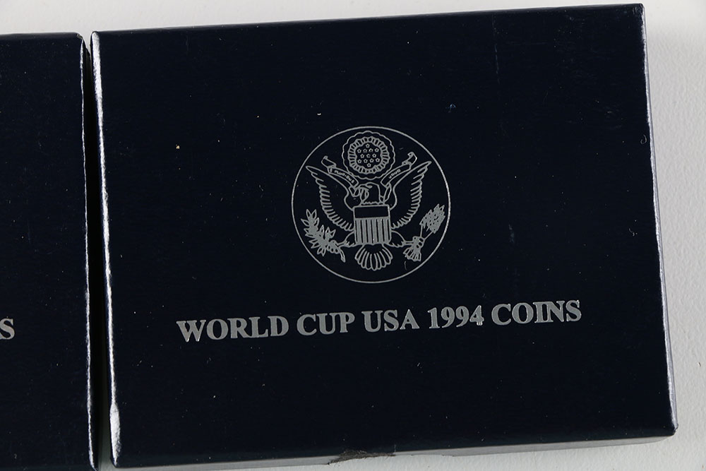 1994 World Cup Half Dollars and 2005 Tim Horton's Roar of the Rings Tokens