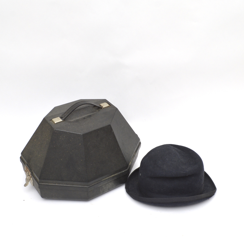 Vintage Bowler Hat in Original Case