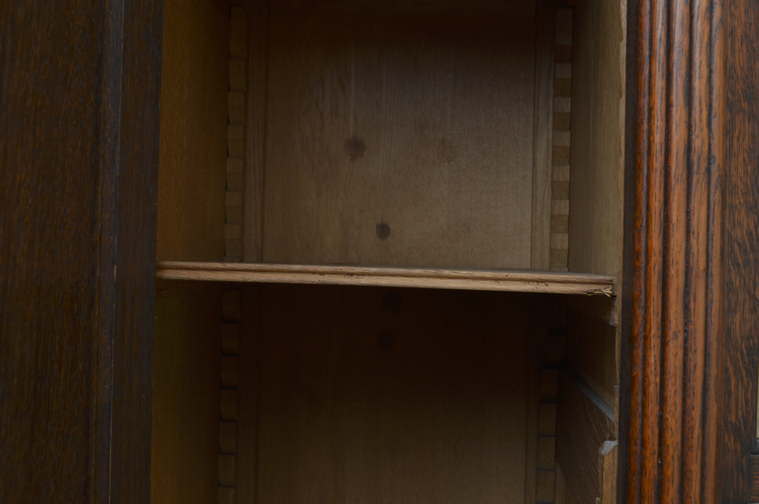 Vintage Oak China Cabinet