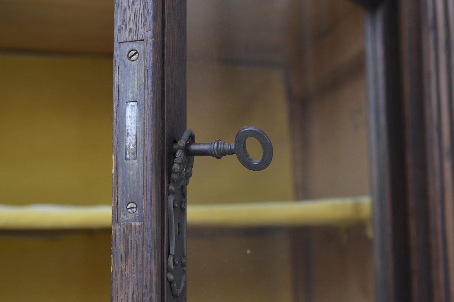 Vintage Oak China Cabinet