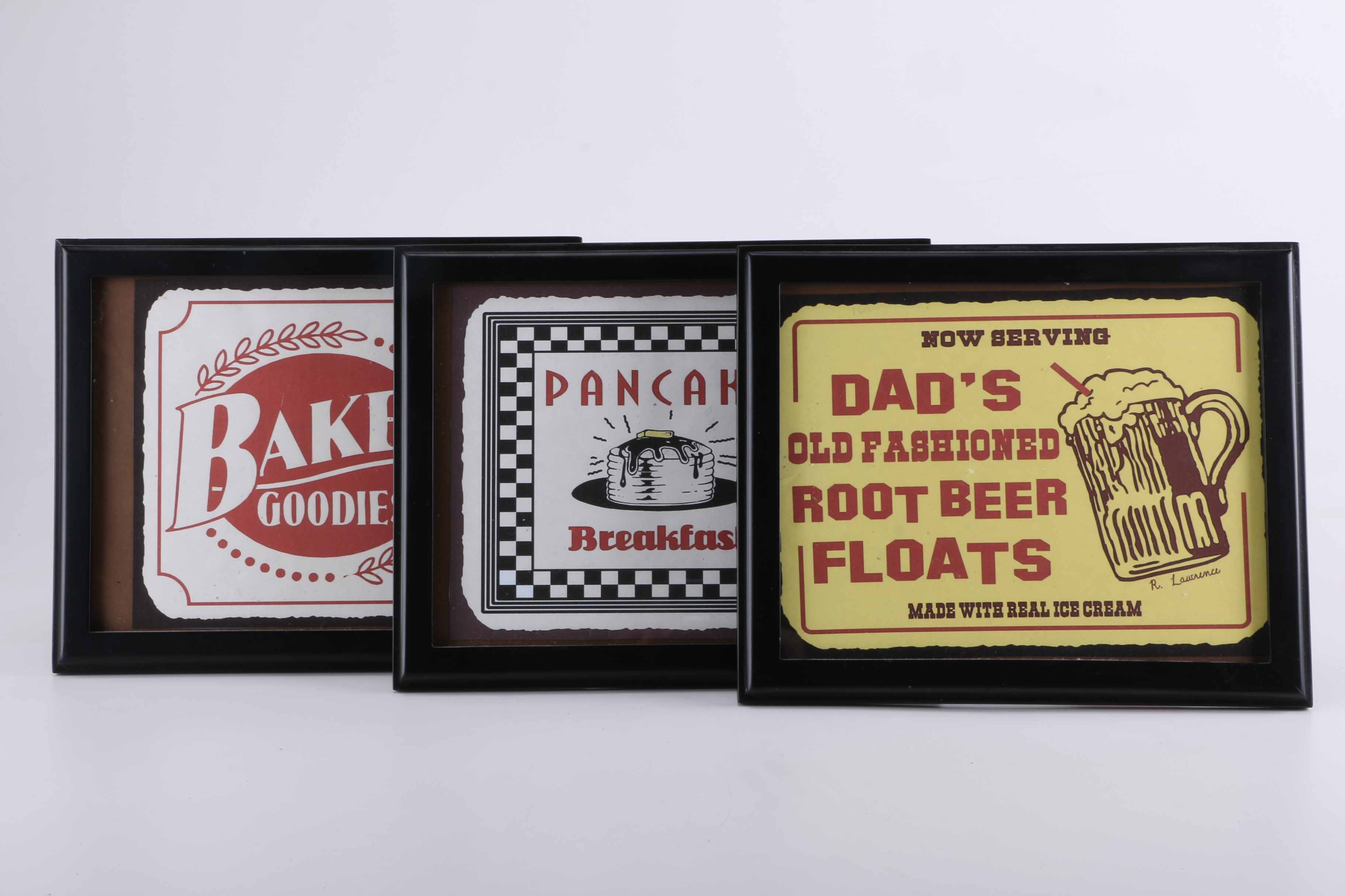 Collection of Reproduction Advertising Signs