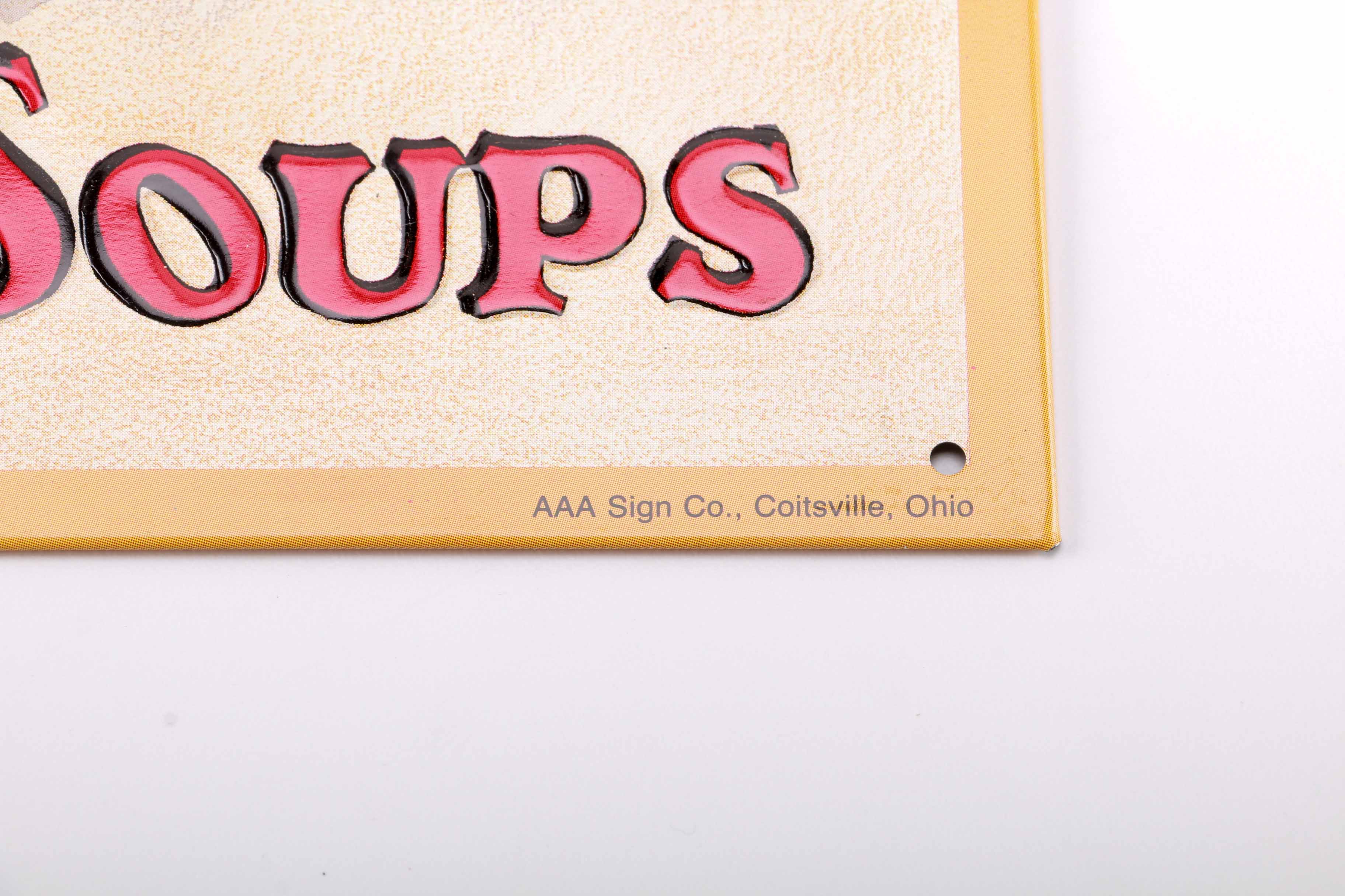 Vintage Campbells Soup Sign