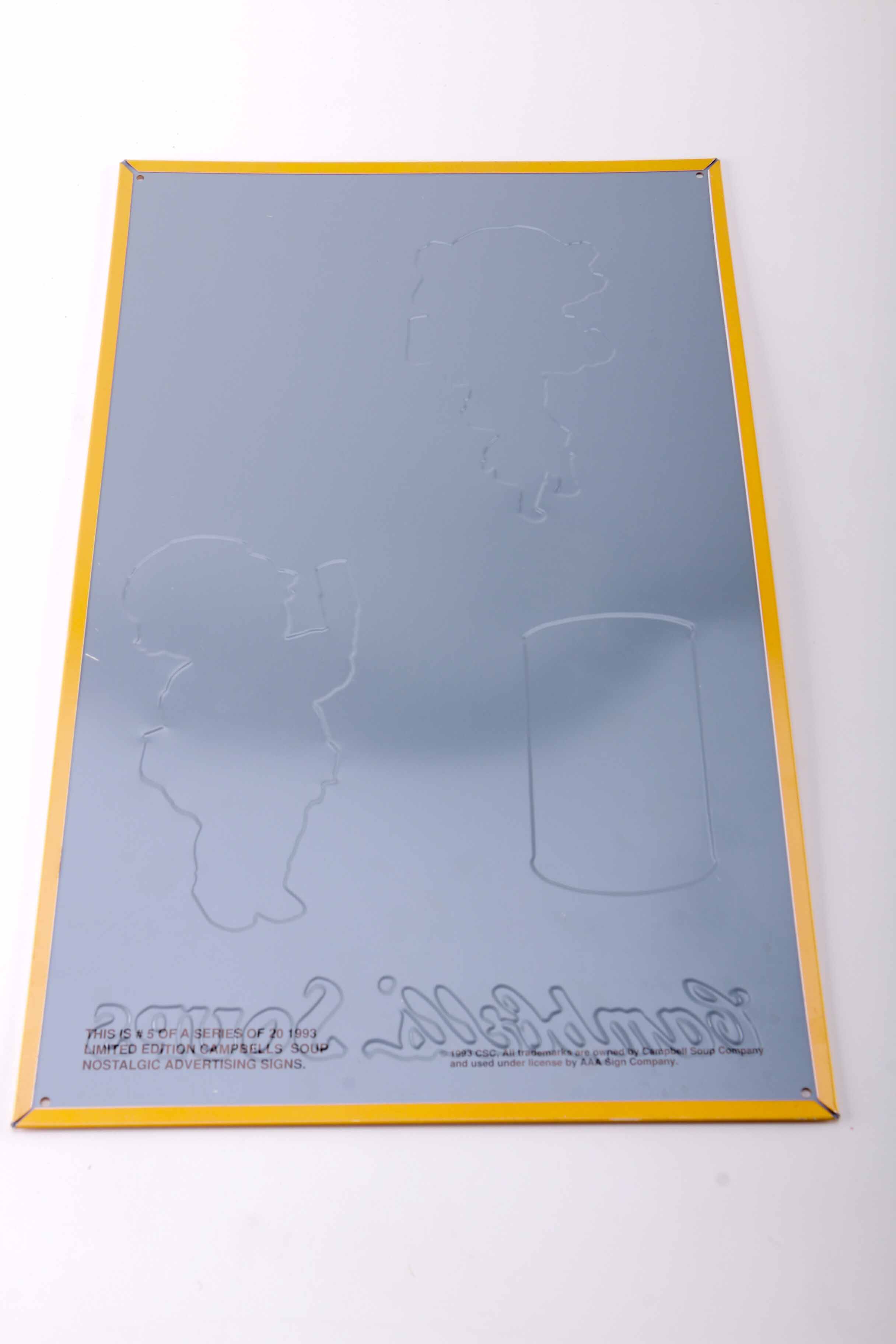 Vintage Campbells Soup Sign