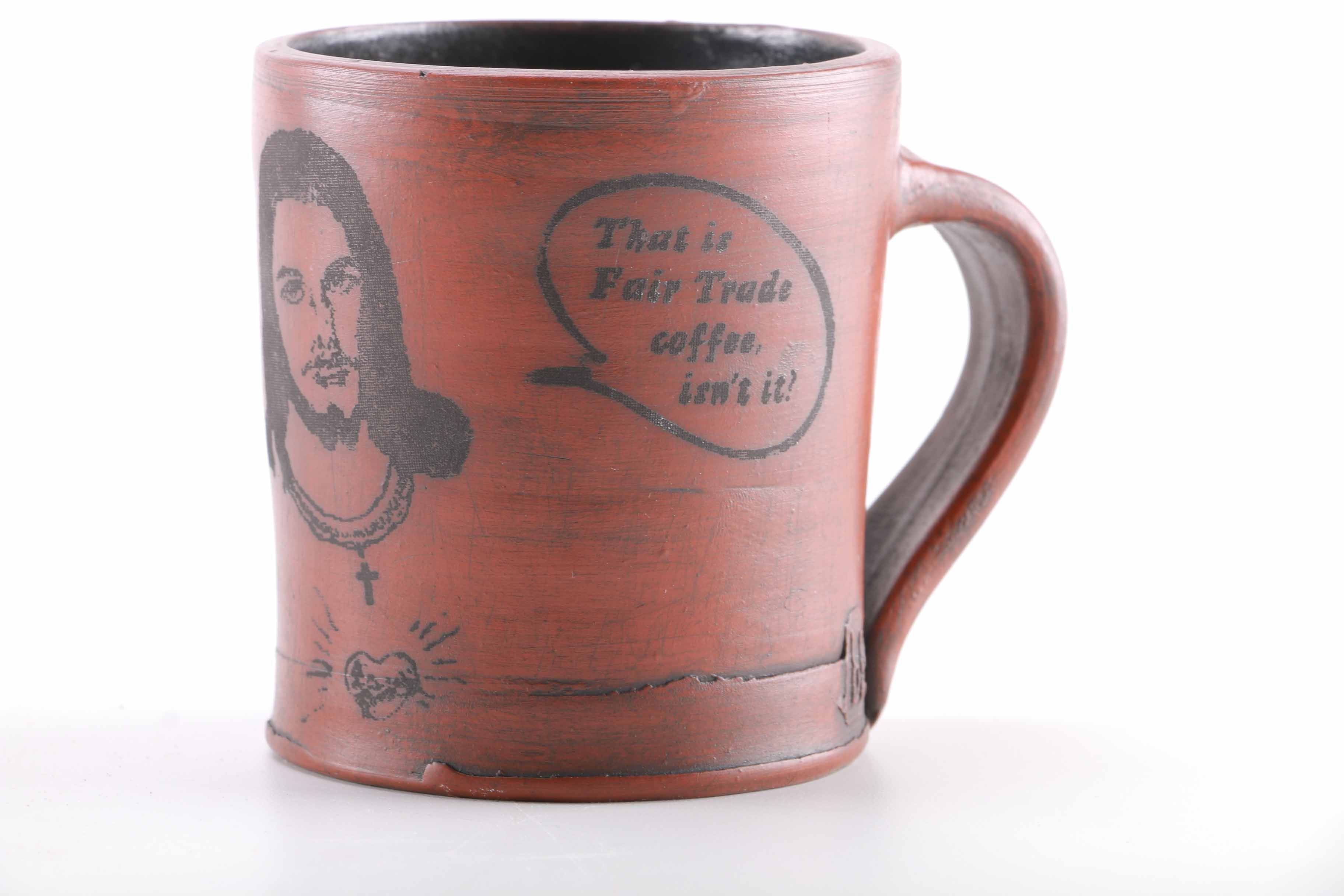 Pottery Mugs Including Fair Trade Jesus Mug