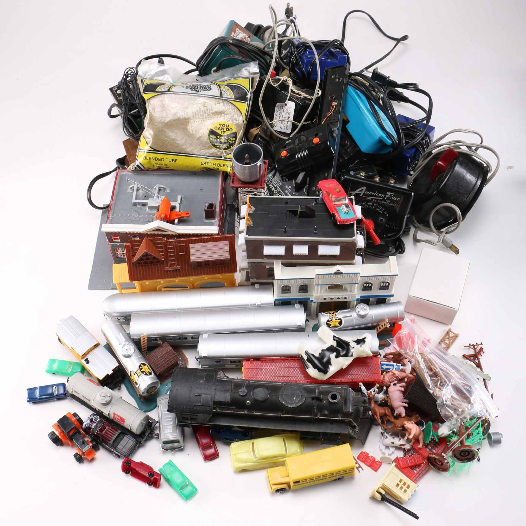 Toy Train Transformers, Power Supplies, Cars, and More