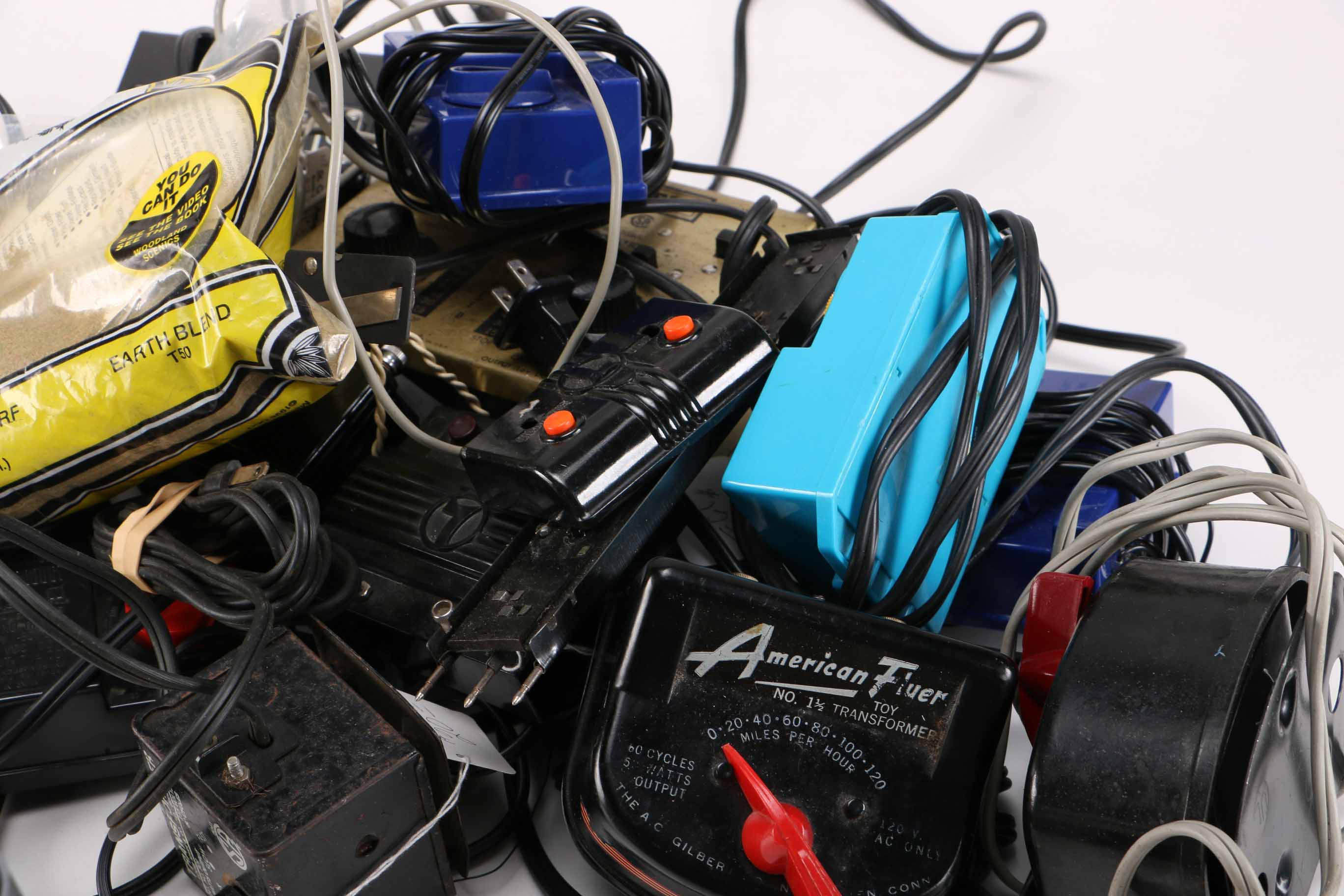 Toy Train Transformers, Power Supplies, Cars, and More