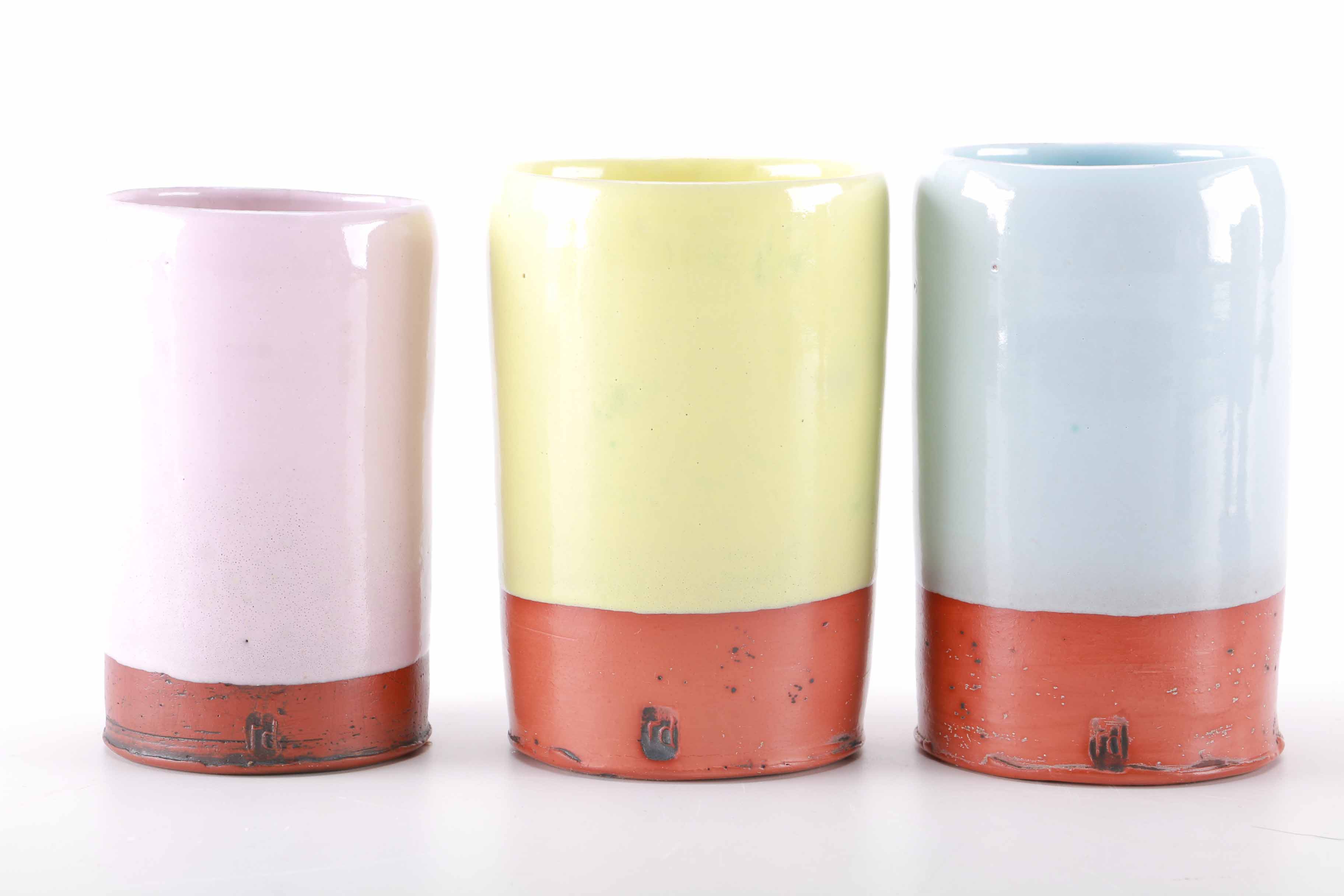 Assortment of Pottery Cups