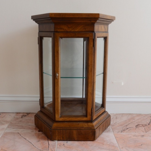 Small Octagon Curio Cabinet