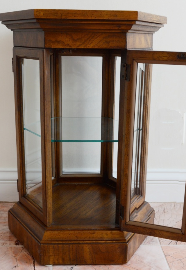 Small Octagon Curio Cabinet