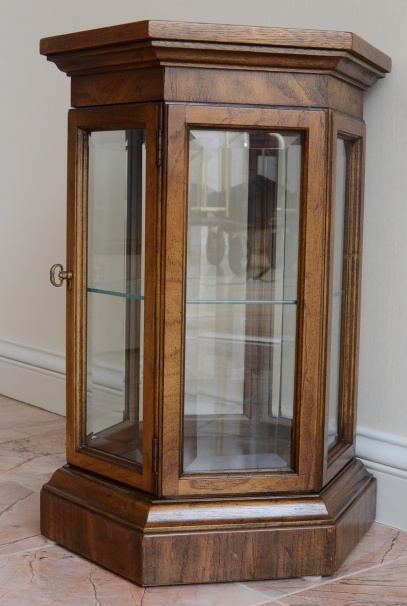 Small Octagon Curio Cabinet