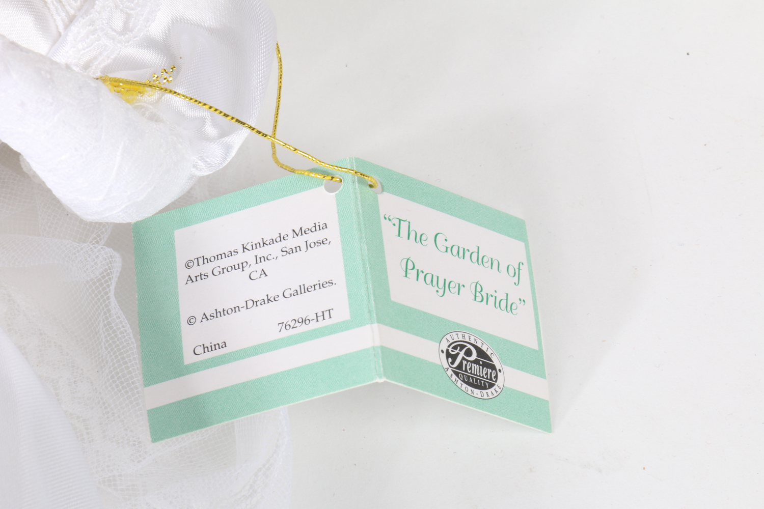 "The Garden of Prayer Bride" Doll by Ashton Drake Galleries for Thomas Kinkade