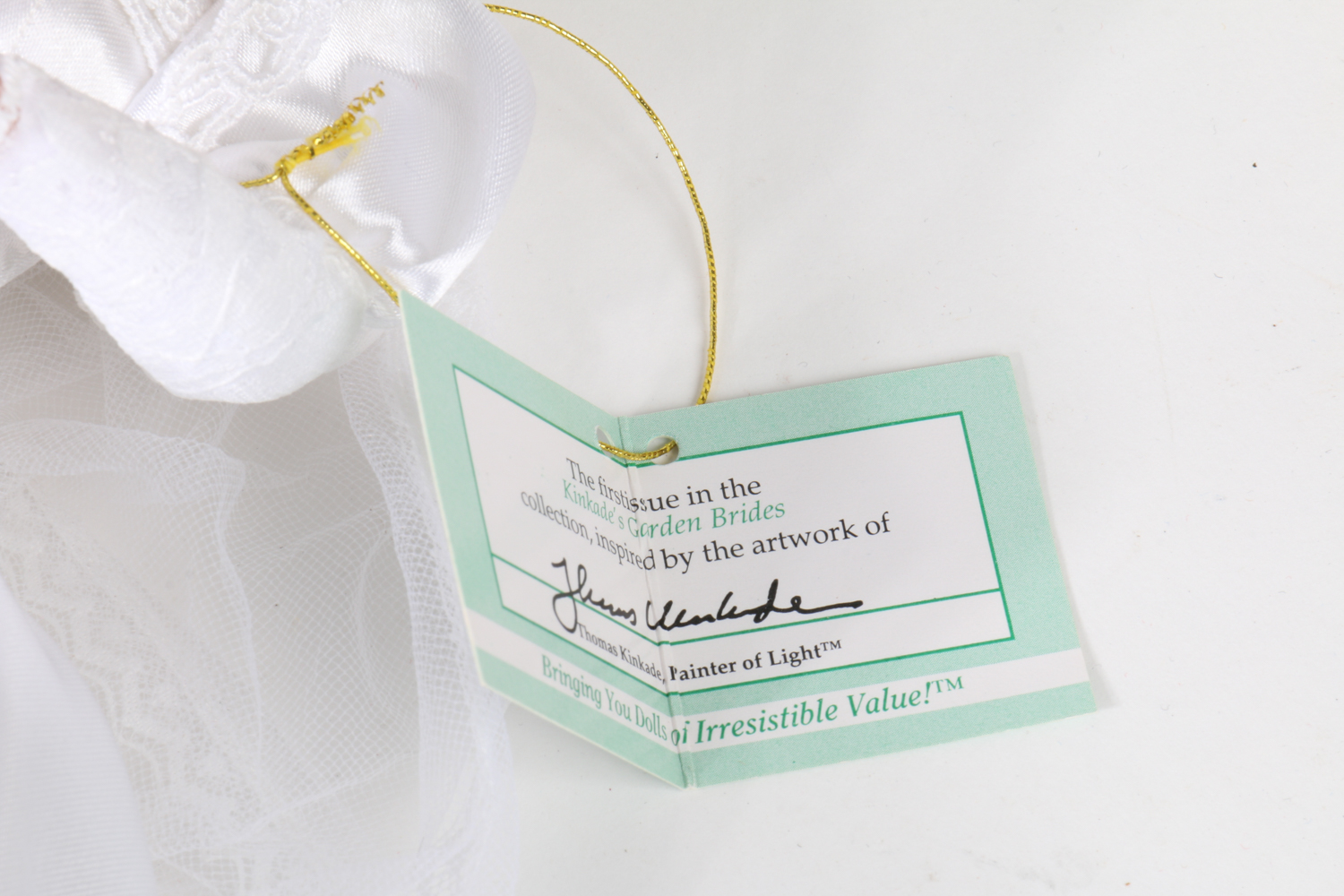 "The Garden of Prayer Bride" Doll by Ashton Drake Galleries for Thomas Kinkade