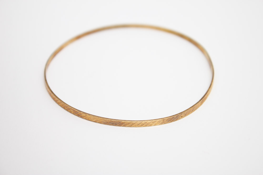14K Gold Bangle