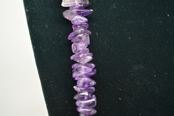Sterling Silver 30" Amethyst Necklace