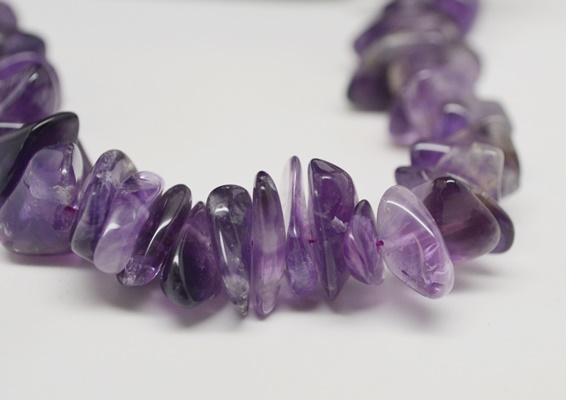 Sterling Silver 30" Amethyst Necklace